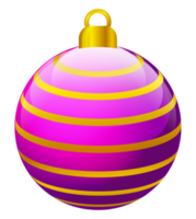 purple Christmas ball png