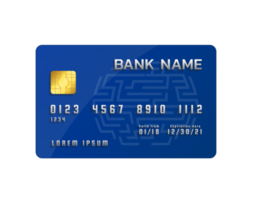 sfondo trasparente della carta di credito png