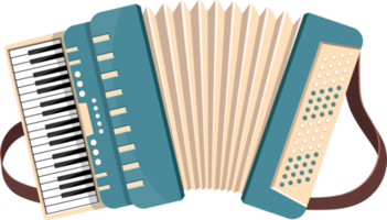 illustrazione del design della fisarmonica png