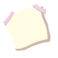 sheet of paper for tape png