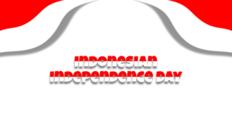 autocollant de la fête de l'indépendance indonésienne png