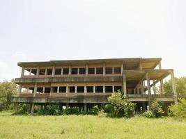 A long abandoned building that is terrifying photo