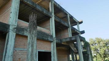 A building abandoned due to a failed construction. photo