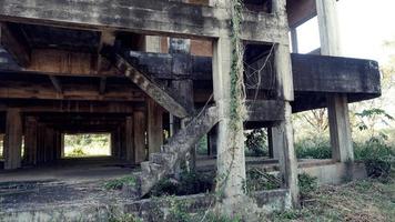 A building abandoned due to a failed construction. photo