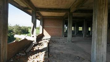 A building abandoned due to a failed construction. photo