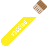 vaccin, hoop, typografie, stop covid-19, masker, sociale afstand, png-afbeelding. png