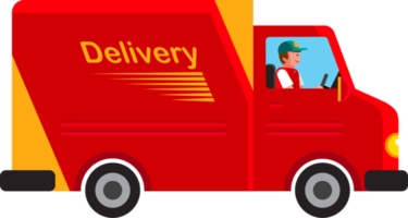 Delivery cartoon illustration png