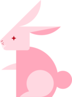 personnage de dessin animé mignon lapin png