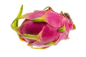 Dragon fruit on white photo