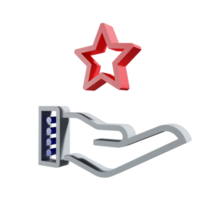 Icono 3d negocio png transparente.