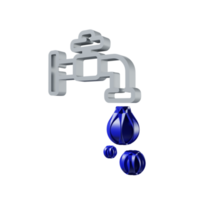 3d icône robinet png transparent.