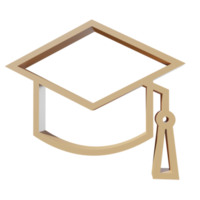 Back to school 3D icon PNG transparent.