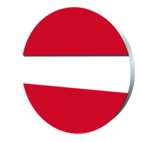 lettland flagga 3d ikon png transparent