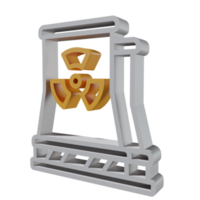 nucléaire 3d icône png transparent