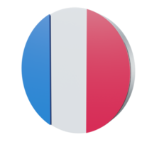 france drapeau 3d icône png transparent