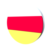 ossetien-flagge 3d-symbol png transparent