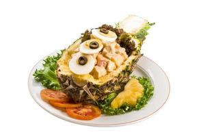 Pineapple and chiken salad photo