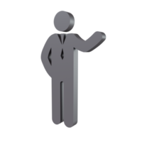 humanos 3d icono png transparente