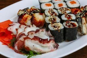 Sushi and roll set photo