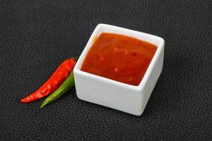 Sweet and spicy chilli sauce photo