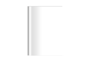 geïsoleerde witte tijdschriftomslag png