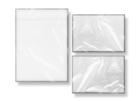 Isolated collection of wrapped envelopes png