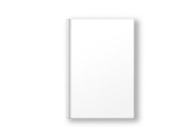 Isolated white book png