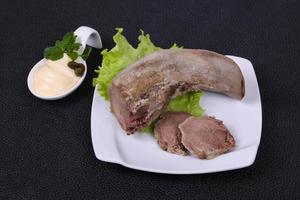 Gurmet pork tongue snack photo