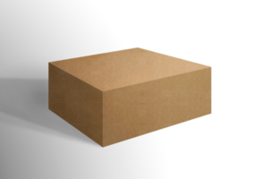 Isolated cardboard box png