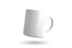 tasse blanche isolée png