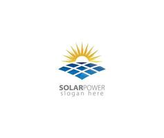 Solar Power Sun Energy logo design
