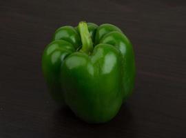 Green Bulgarian pepper photo