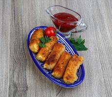 Fry cheese sticks photo