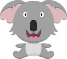 ilustración de koala de dibujos animados png