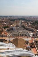 St. Peter's Square from Rome in Vatican State photo