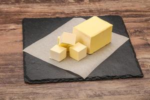 Dairy natural yellow butter piece photo