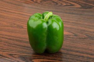 Green Bulgarian pepper photo