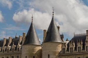 Historic building in Paris France photo