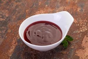 Delicous cowberry sauce photo