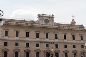 Roma, Italia. detalles arquitectónicos típicos de la ciudad vieja foto