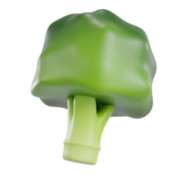 3D render broccoli-object png