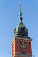 Warsaw, Poland. Old Town - famous Royal Castle. UNESCO World Heritage Site. photo