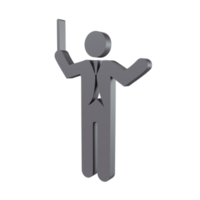 Humans 3D icon png transparent