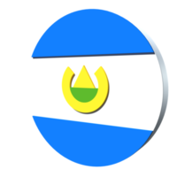 el salvador bandera 3d icono png transparente