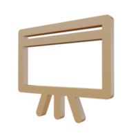 retour à l'école icône 3d png transparent.