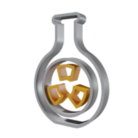 Nukleares 3D-Symbol png transparent