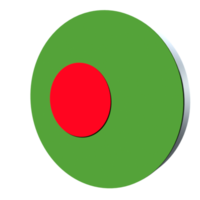 bangladesh flagga 3d ikon png transparent