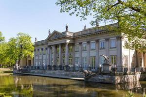 The Lazienki palace in Lazienki Park, Warsaw. Lazienki Krolewskie. photo