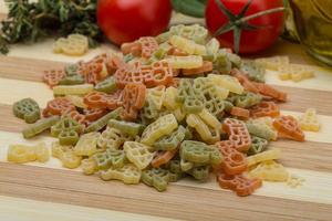 pasta cruda para niños foto