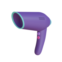 3d Render hair dryer object png